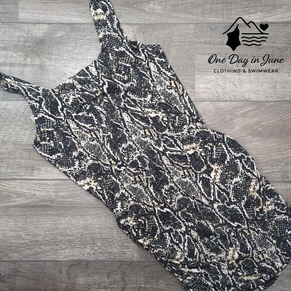 Tart Collection Snake Print Body Con Dress Size M - Picture 5 of 5